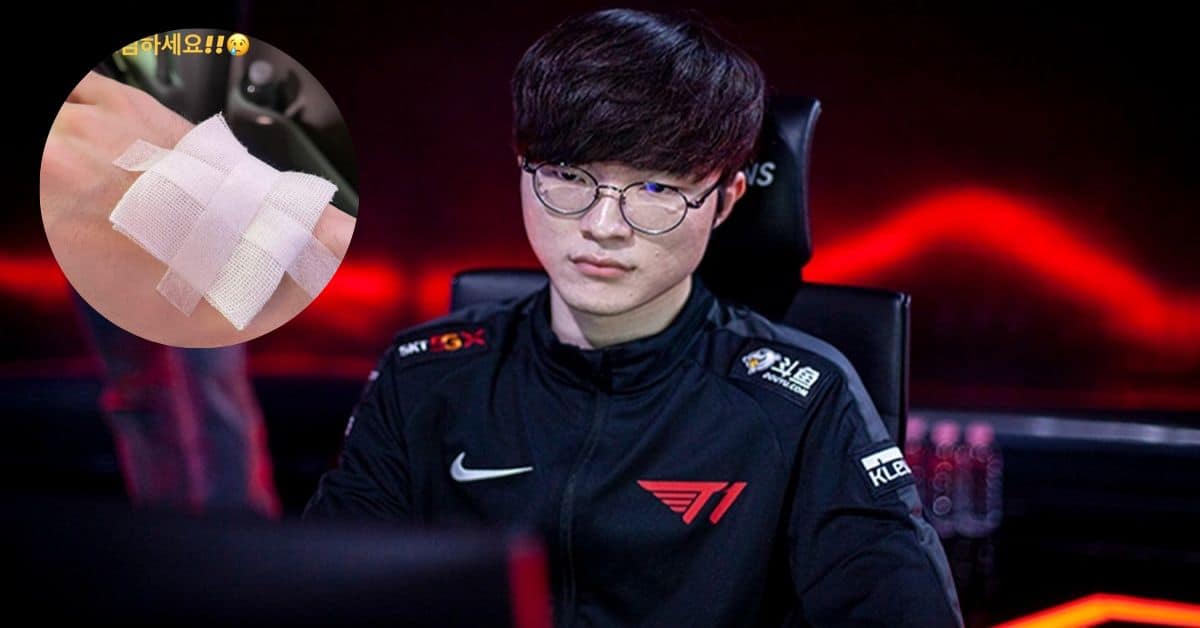 Tâm trạng của faker gặp phải chấn thương cổ tay