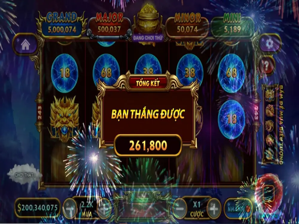 Game Nổ Hũ Quốc Tế xuất hiện với các biểu tượng quan trọng
