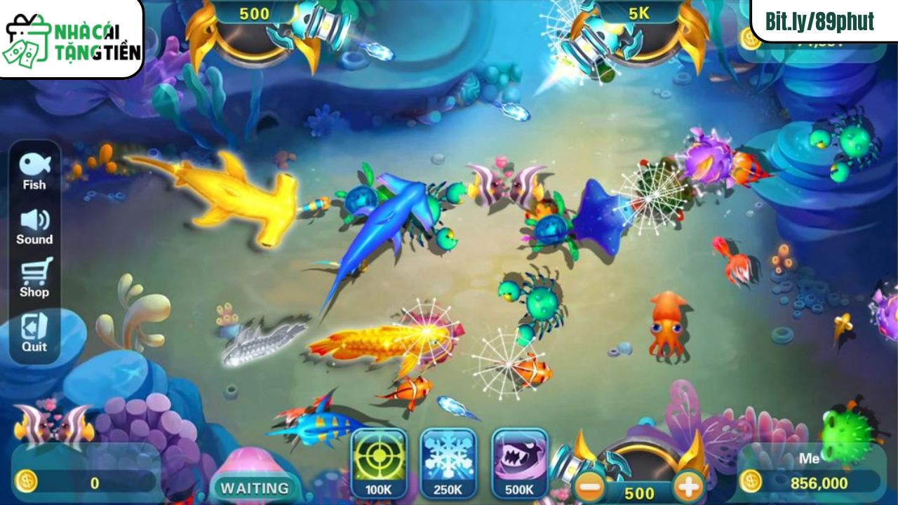 Hình ảnh sử dụng các vật phẩm hiệu quả trong game bắn cá đổi thưởng