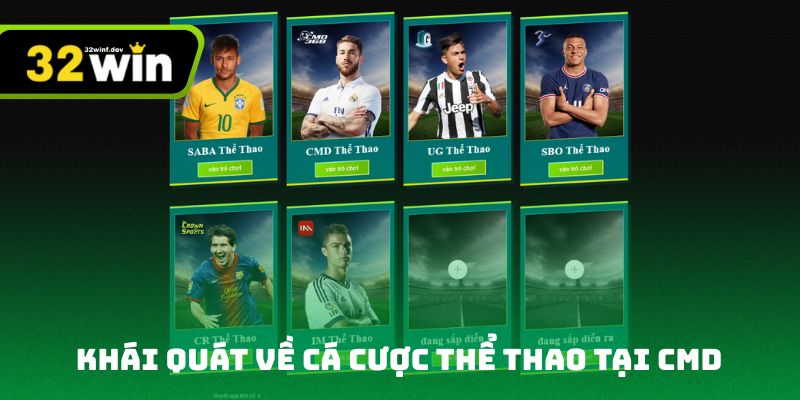 Thông tin khái quát về cá cược thể thao trên sân chơi sảnh CMD