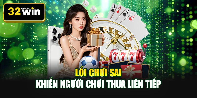 Lối chơi sai khiến người chơi thua liên tiếp